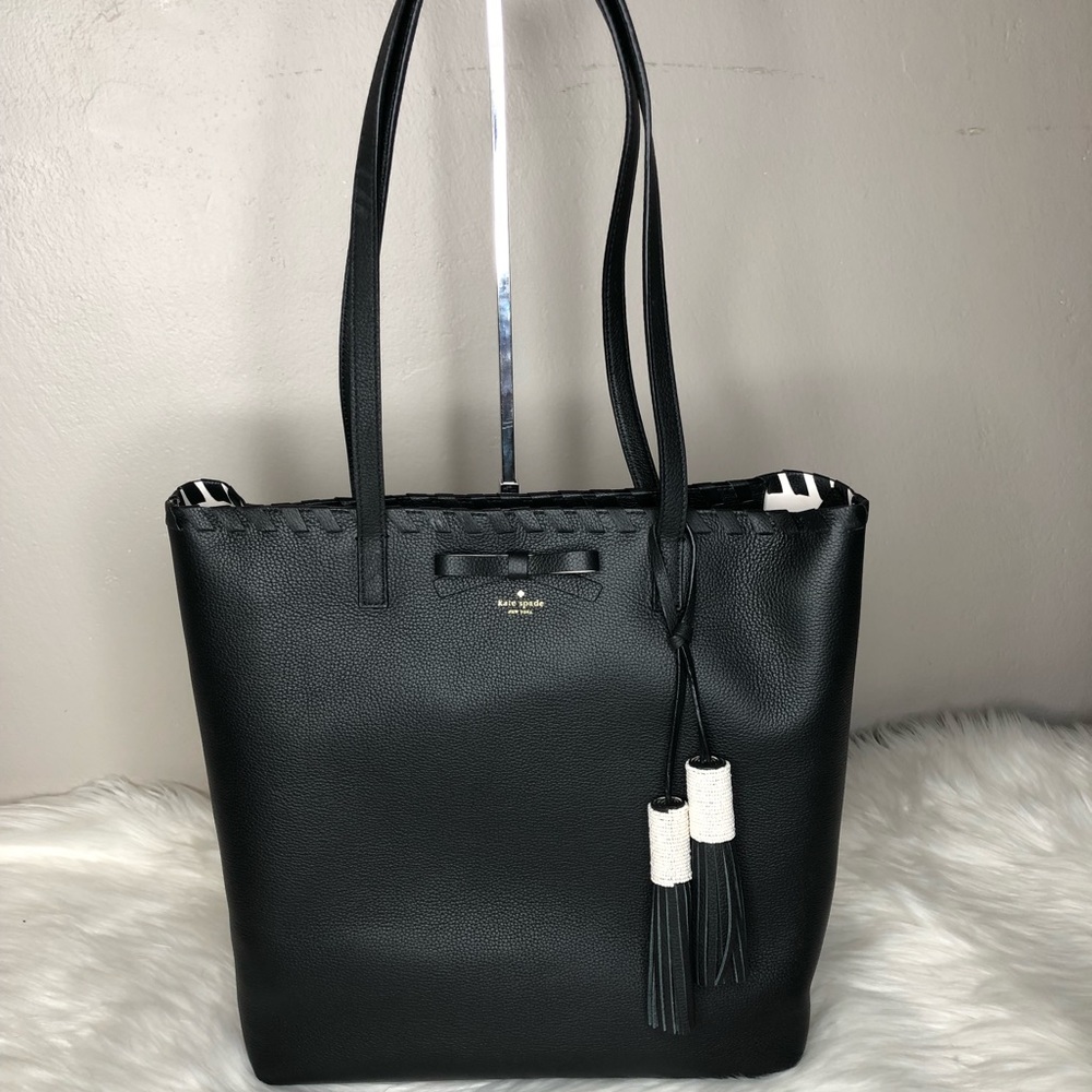 Kate spade black on purpose leather tote - Picture 2 of 7